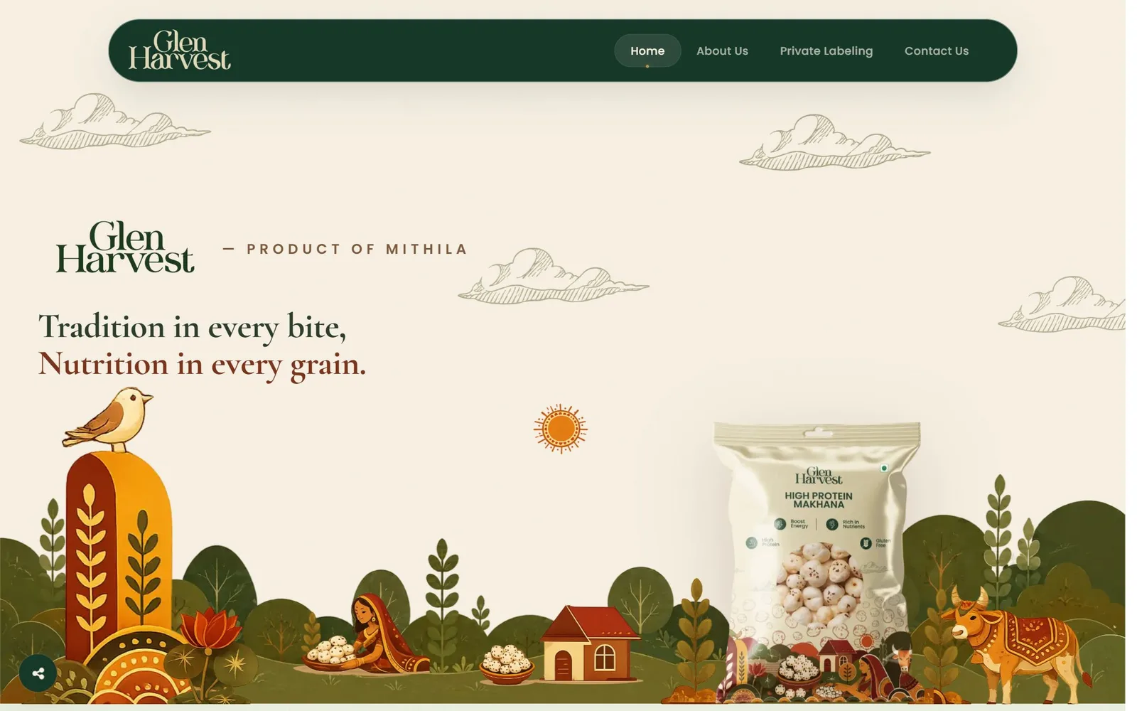 Screenshot of Glen Harvest